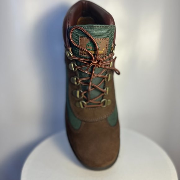 Timberland Junior Field Boots - Dark brown nubuck - Size 6.5.